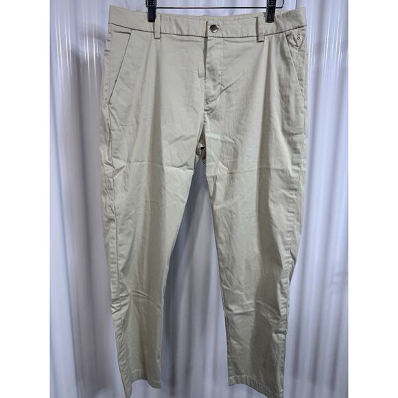 Lululemon Summer Trouser Classic Fit Men's Pants Color Light Sand Size 34/30